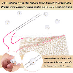 Полая труба ПВХ трубчатый синтетический каучуковый шнур&nbsp;DIY-ME0001-38D