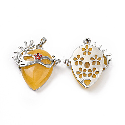 Натуральный топаз нефрита подвески&nbsp;G-P496-02P-05