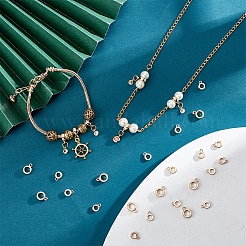 40 шт. 2-х размеров латунные трубчатые дужки&nbsp;KK-PH0010-37