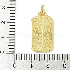 Подвески из латуни с эмалью в стойку&nbsp;KK-Z067-21G