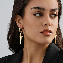 10 pendentif en acier inoxydable 201 de 2 couleurs&nbsp;STAS-BBC0006-56