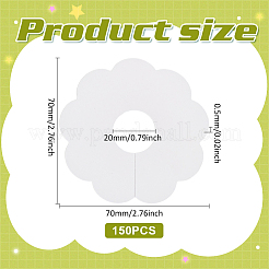 Бумажные подвески для бокалов для вина&nbsp;AJEW-WH0009-60C-01