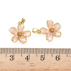 Латунные микро проложить кубического циркония подвески&nbsp;KK-I371-35G-02