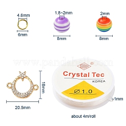 225 шт. Круглые бусины из смолы&nbsp;DIY-YW0002-85