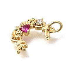 Латунные микро проложить кубического циркония подвески&nbsp;KK-U072-08G