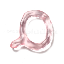 Подвески с алфавитом из прозрачной смолы&nbsp;RESI-C028-02Q