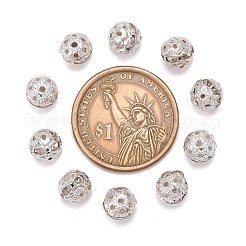 Perline strass in Ottone&nbsp;RB-A011-8mm-01S