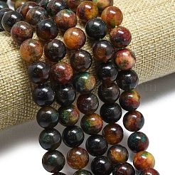 Натуральный Malaysia нефритовые бусы пряди&nbsp;G-L645-A01-14mm-04