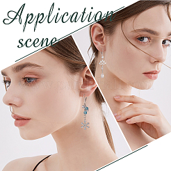 200 шт. фурнитура для сережек из нержавеющей стали 304&nbsp;STAS-BBC0003-75