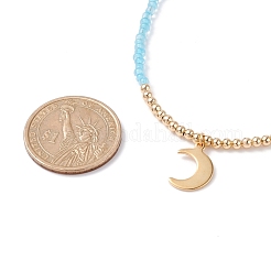Set di collane con ciondolo stella e luna per ragazze adolescenti&nbsp;NJEW-JN03738-04