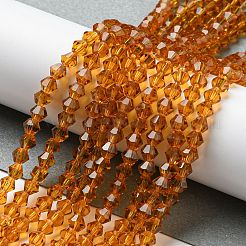 Chapelets de perles en verre transparente  &nbsp;EGLA-A039-T2mm-D28