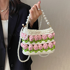 3 шт. 3 ремешка для кошелька из искусственного жемчуга в стиле эпоксидной смолы&nbsp;FIND-WR0009-56