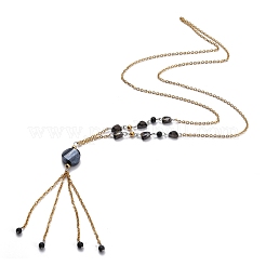 Collares de cuentas de acero inoxidable 304&nbsp;NJEW-H210-A-G