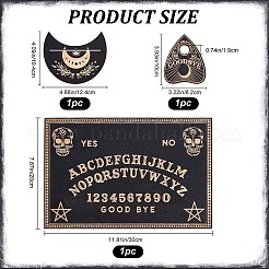 Ensembles d'artisanat de sorcière en bois&nbsp;DJEW-WH0063-30G