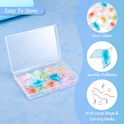 DIY подвески из смолы с рыбьим хвостом&nbsp;DIY-TA0010-71