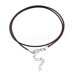 Воском хлопка ожерелье шнура материалы&nbsp;LS-MAK-S034-005