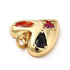 Латунные микро проложить кубического циркония подвески&nbsp;KK-H433-21G