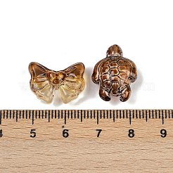 Прозрачные стеклянные бусины градиентного цвета&nbsp;GLAA-B026-01I