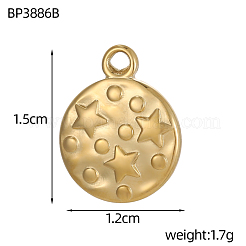 Подвески из нержавеющей стали 304&nbsp;STAS-OY006-14G