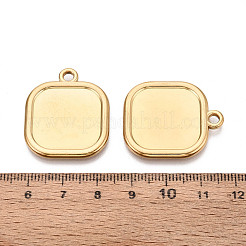 Оправы для подвесок из нержавеющей стали 304 в виде кабошонов&nbsp;STAS-N108-73G