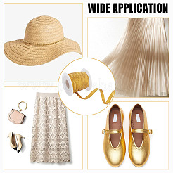 20м блестящая плоская резинка&nbsp;EC-AR0001-10B-02