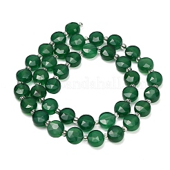 Stränge aus natürlichen grünen Chalcedonperlen&nbsp;GG-NH0004-B01