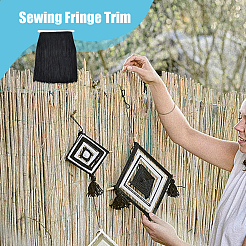 5 ярд полиэстеровой кисточки для отделки&nbsp;DIY-HY0001-74