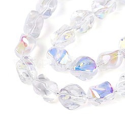 Гальванизируйте прозрачное стекло бисер нитей&nbsp;EGLA-N017-01A