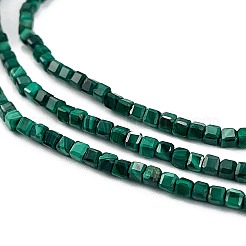 Природного малахита бисер нитей&nbsp;LS-G-C009-B24-01