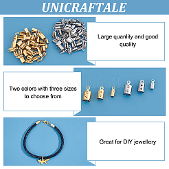 Вакуумное покрытие pvd нержавеющая сталь 304 складные обжимные концы&nbsp;STAS-UN0005-71