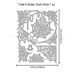 Halloween Kohlenstoffstahl Schneidwerkzeuge Schablonen&nbsp;DIY-WH0309-1183