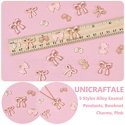 50шт 5 стиля подвески из сплава с эмалью&nbsp;ENAM-UN0001-19