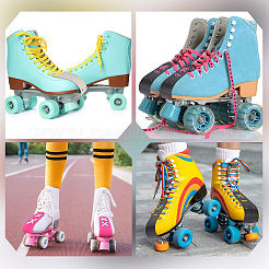 Protège-orteils en cuir PU pour patins à roulettes&nbsp;FIND-CY0001-98B