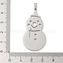 Pendentifs en acier inoxydable 304 sur le thème de Noël&nbsp;STAS-Q005-01P-03