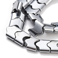Perline di ematite non magnetici fili sintetici&nbsp;G-P545-I01-01G