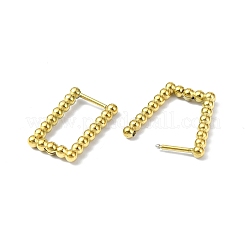 Orecchini a cerchio in acciaio inossidabile 316 placcato oro 18k con placcatura ionica (ip)&nbsp;EJEW-L267-005G-03