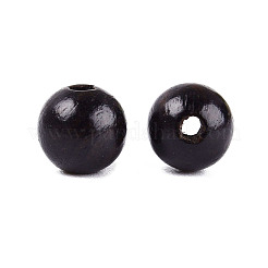 Perles de bois naturel non teintes&nbsp;WOOD-ZX010-05A