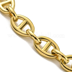 Ионное покрытие (ip) 304 нержавеющая сталь овальные звенья браслеты цепи&nbsp;BJEW-D030-11A-G