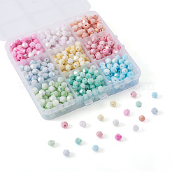 9 нити 9-х цветных антикоррозийных гальванических биконусных стеклянных бусин&nbsp;EGLA-TA0013-27