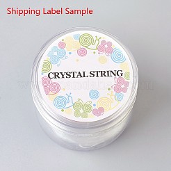 Filo di cristallo elastico piatto&nbsp;EW-F002-03