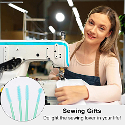 32 шт. 4 стиля синтетических резиновых косметических кисточек для ресниц&nbsp;FIND-GF0007-23