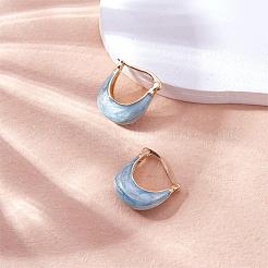Aretes de aro con arco esmaltado&nbsp;JE1109C