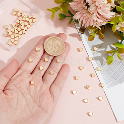 60 шт. долговечные латунные бусины с покрытием&nbsp;KK-ME0002-08