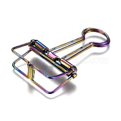 Clip di legatura a filo cavo con struttura a scheletro in metallo&nbsp;DIY-I040-01B