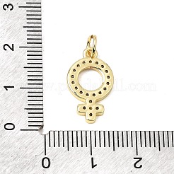 Pendentifs en laiton zircon cubique transparent&nbsp;CU-CBA3C32-05G