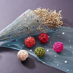 Rubans de maille déco à paillettes étoiles&nbsp;OCOR-P010-F08