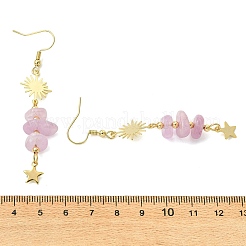 Boucles d'oreilles pendantes en acier inoxydable 304&nbsp;EJEW-JE07301-01
