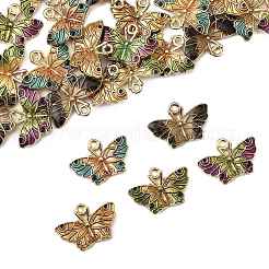 25шт 5 цвета сплава эмалевые подвески&nbsp;ENAM-FS0003-30