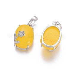 Pendentifs en jade naturel&nbsp;G-L512-I15