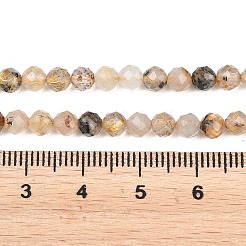 Natürlichen Rutilquarz Perlen Stränge&nbsp;G-RM250104-E2